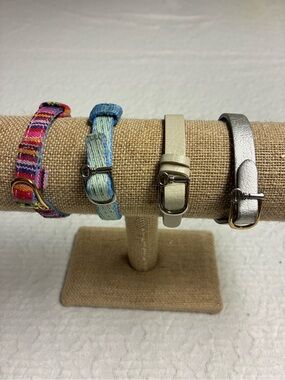 KEEP Collective Multicolor, Blue, Cream & Silver Bracelet Set
